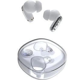 Mars Gaming Auricular gaming mhib2 semi-transparente bluetooth 5.4 con indicador led blanco
